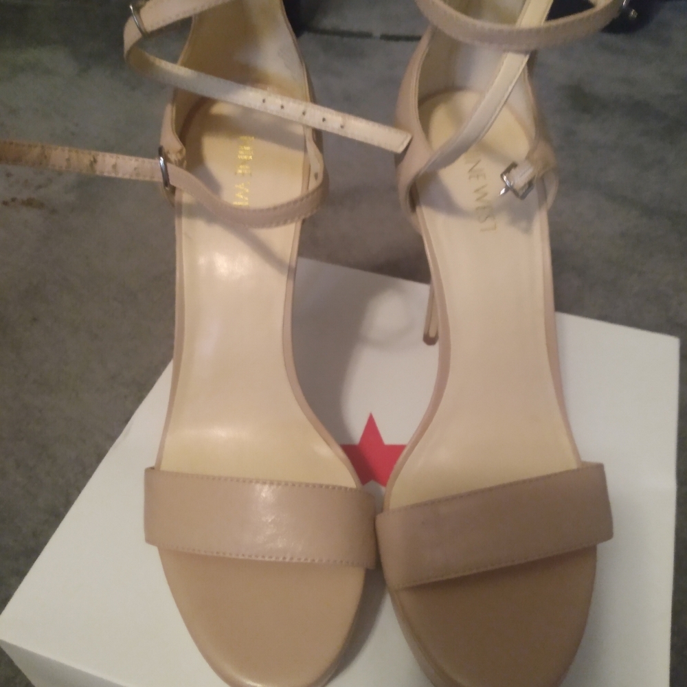 Platform open toe stilleto